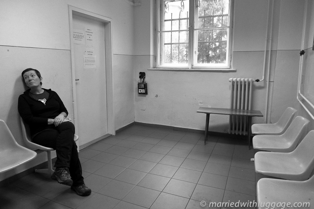 Inside the police station