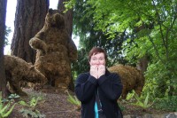 Betsy showing her fear