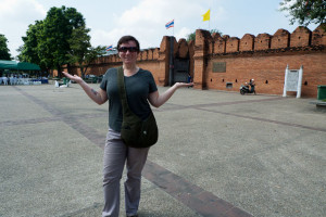 Betsy at Thae Pae Gate