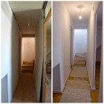 The hallway to the terrace